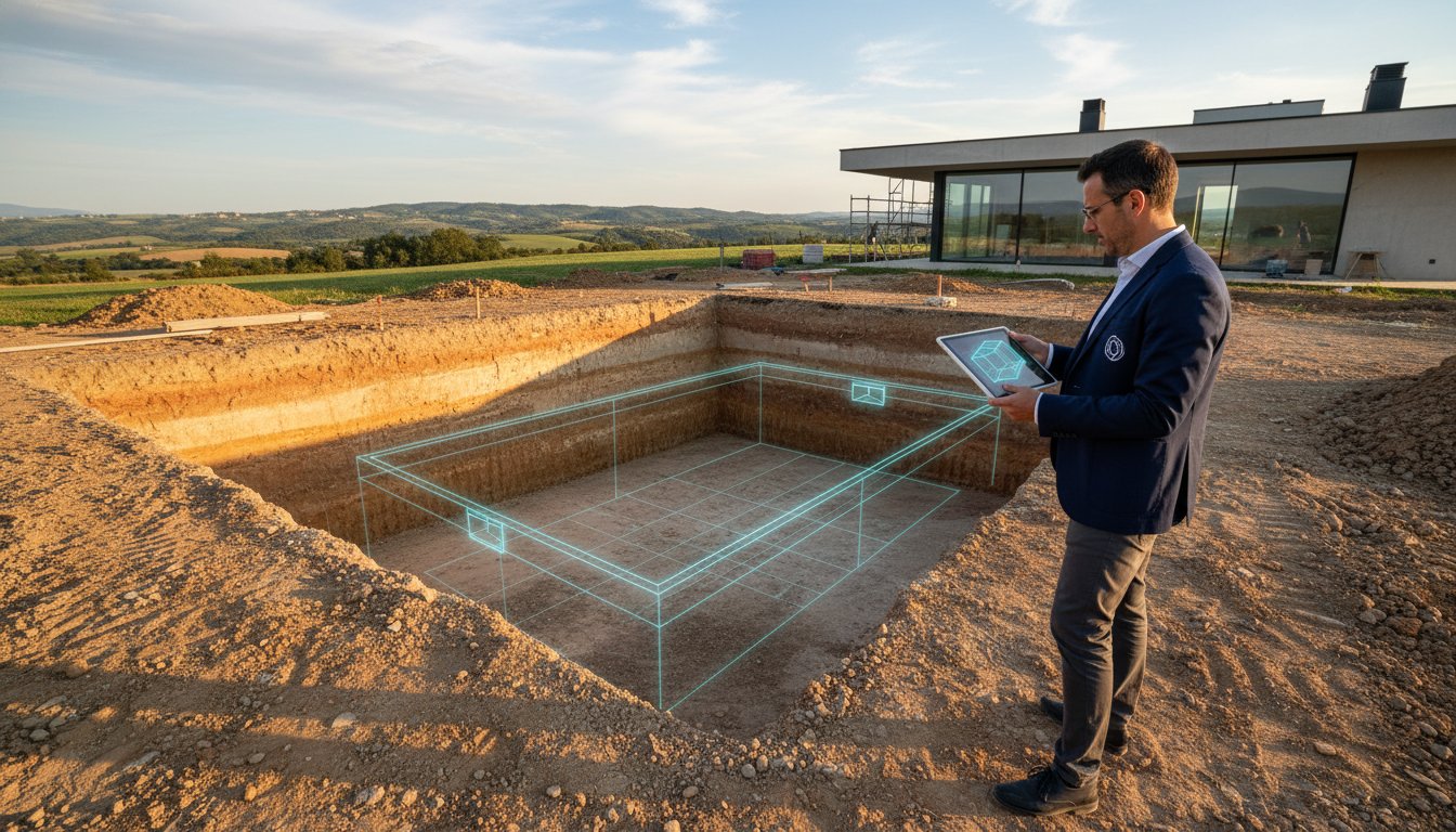 Excavaciones para piscinas en Navarra: Guía técnica y pasos para un proyecto sin riesgos